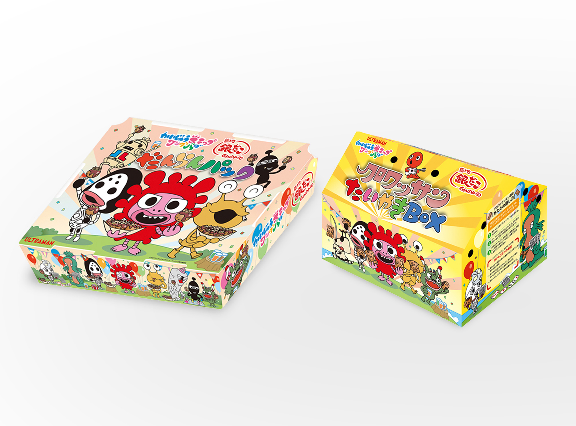 築地銀だこ×かいじゅうステップ　パッケージ・SDGsすごろく